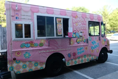 pink ice cream truck